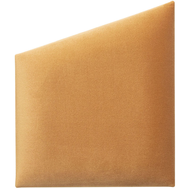 Geo upholstered panel - Mustard Velvet - VOX Furniture UAE