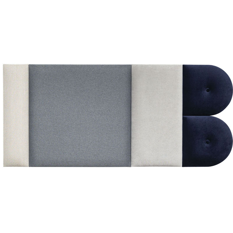 Ready set of upholstered panels - Medium grey-navy blue Soform- 135x60 - VOX Furniture UAE