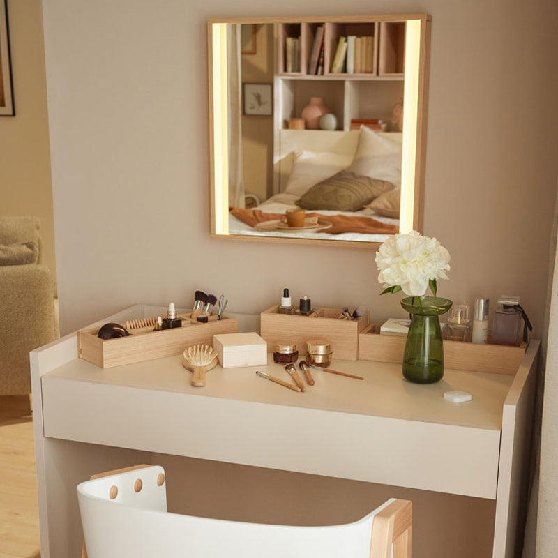 Dressing Table 100cm Wide - Sand Beige | 4YOU Fresh | Home VOX UAE Dressing Table 100cm Wide - Sand Beige | 4YOU Fresh | Home VOX UAE