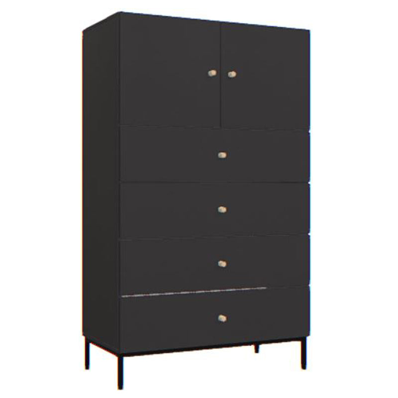 Tall Sideboard - Black - VOX Furniture UAE