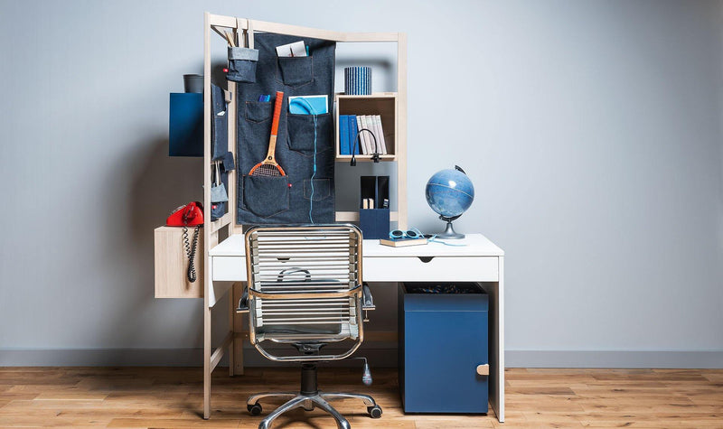Desk cabinet - Blue - Voxfurniture.ae