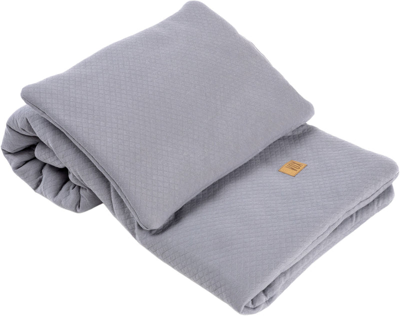 Cotton Bedding PURE - Grey Color - VOX Furniture UAE
