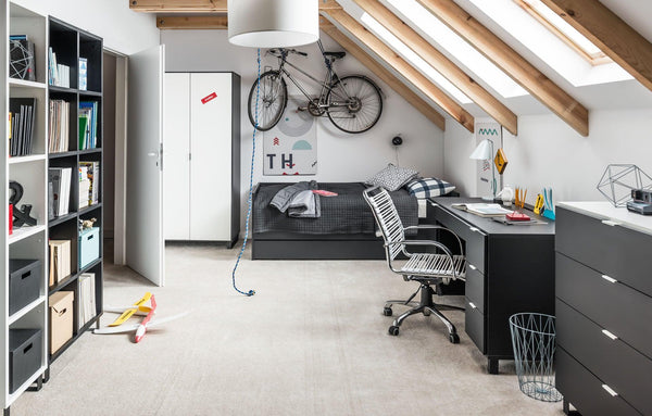 Youth room in the attic: space for a teenager - VOX Furniture UAE