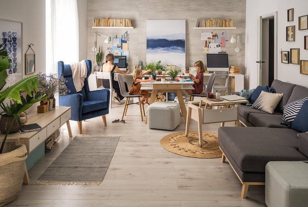 How to arrange your place to work in your living room or bedroom - Voxfurniture.ae