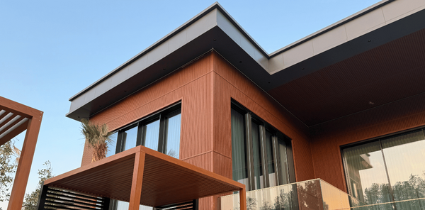 Twin Villas in Ajman: A Modern Facade Transformation