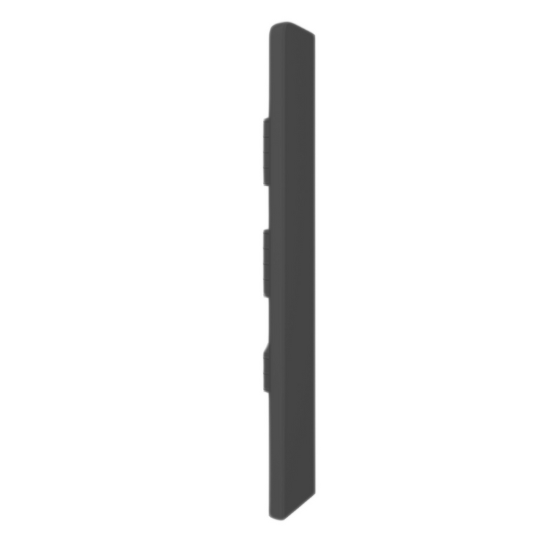 Pack of end caps for ESPUMO Skirting Board 206 Black