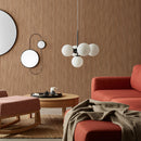 Hanging light DIONE 5- Milky white color