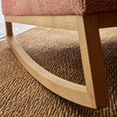 Stan Armchair with oak legs - red color Grace 55 - VOX Furniture UAE