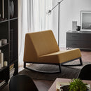 Stan Armchair with oak legs - red color Grace 55 - VOX Furniture UAE