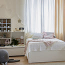 Filler for shelf - Krata shape with white body and pink & blue edges