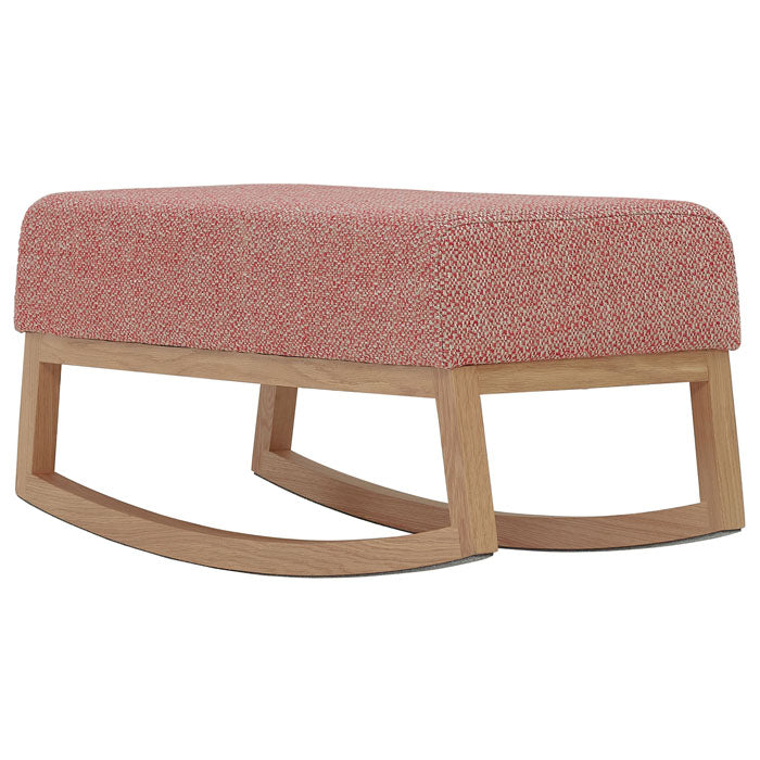 Stan footrest with oak legs - red color Grace 55