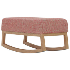Stan Footrest With Oak Legs - Red Color Grace 55