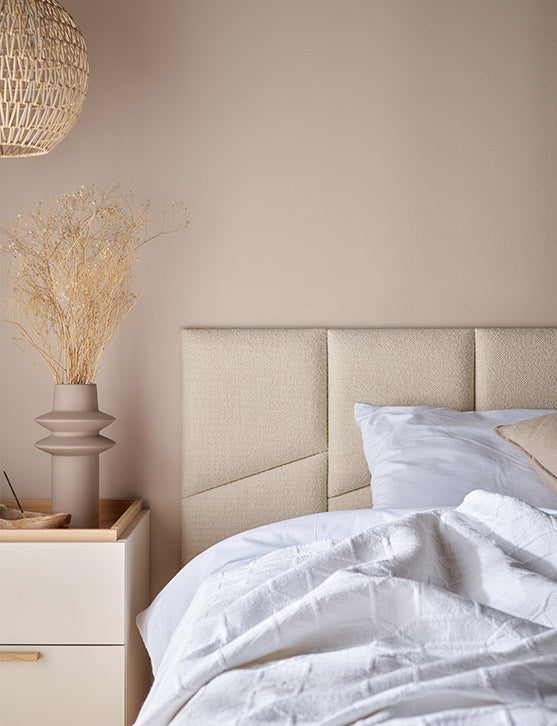 30x35 Geometric Shaped Upholstered Wall Panel - Mustard Velvet