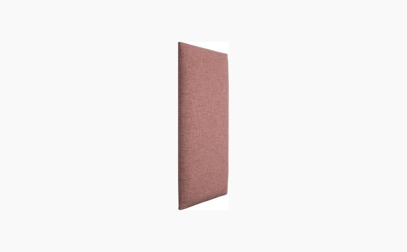 Wide Rectangular Upholstered Panel 30x60 - Pink Melange Soform Wall Panels