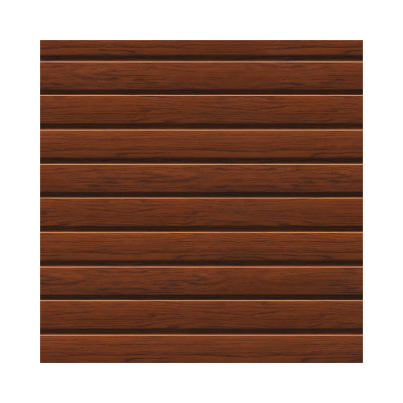 Soffit ceiling panels without perforation - Walnut