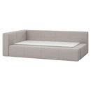 LEFT sided Upholstered bed 90x200 RELI collection VOX