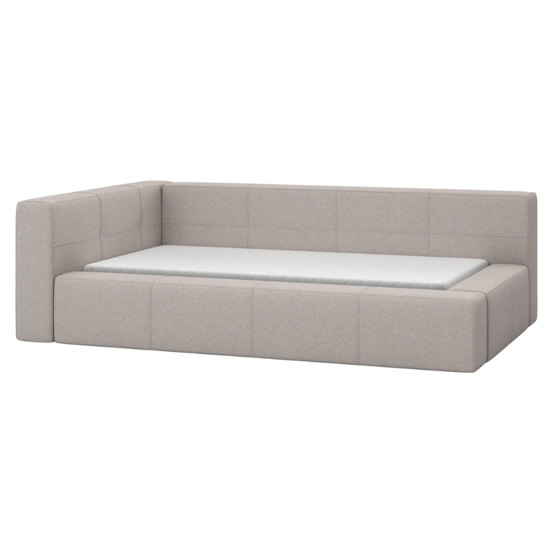 LEFT sided Upholstered bed 90x200 RELI collection VOX