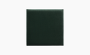 Square Upholstered Panel 60x60 - Bottle Green Velvet Shiny Soform Wall Panel