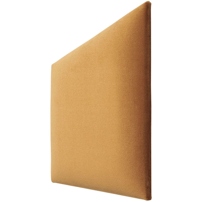 Geo upholstered panel - Mustard Velvet - VOX Furniture UAE