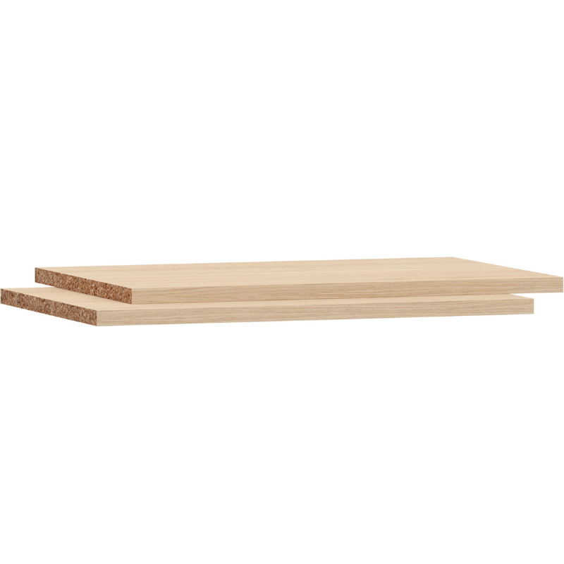 Additional 2 shelves for the wide shelf and the wide wall shelf reli collection