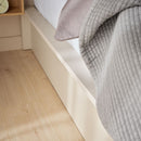 Bed 120x200 sand beige color