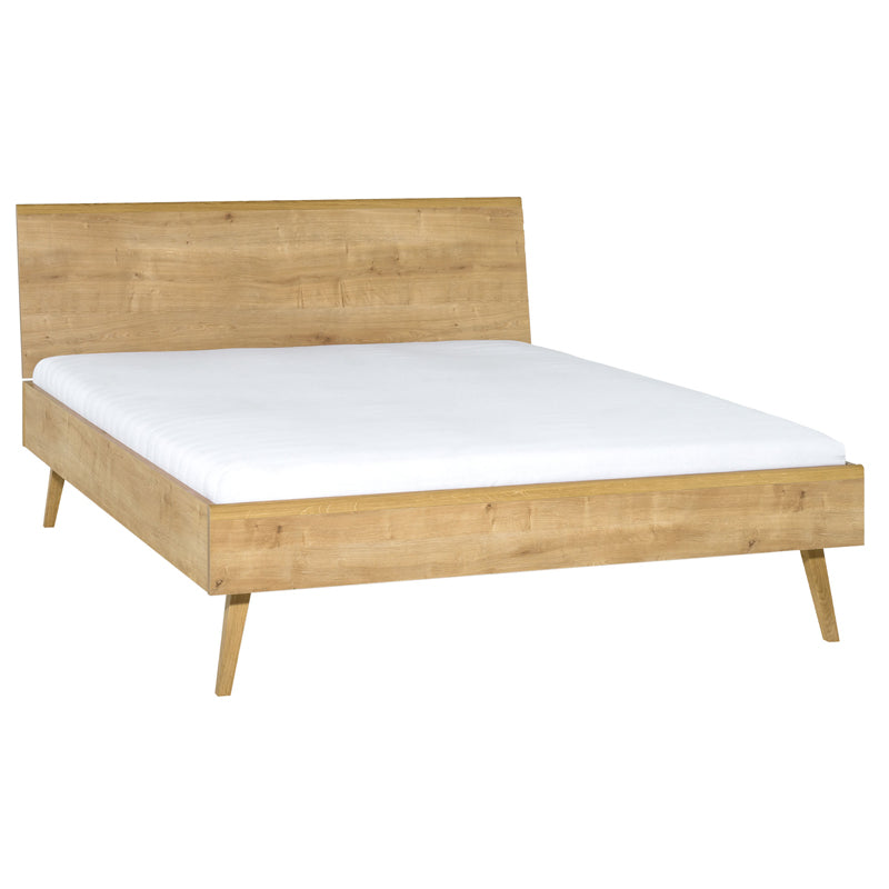 Double bed 180x200 with flat headboard