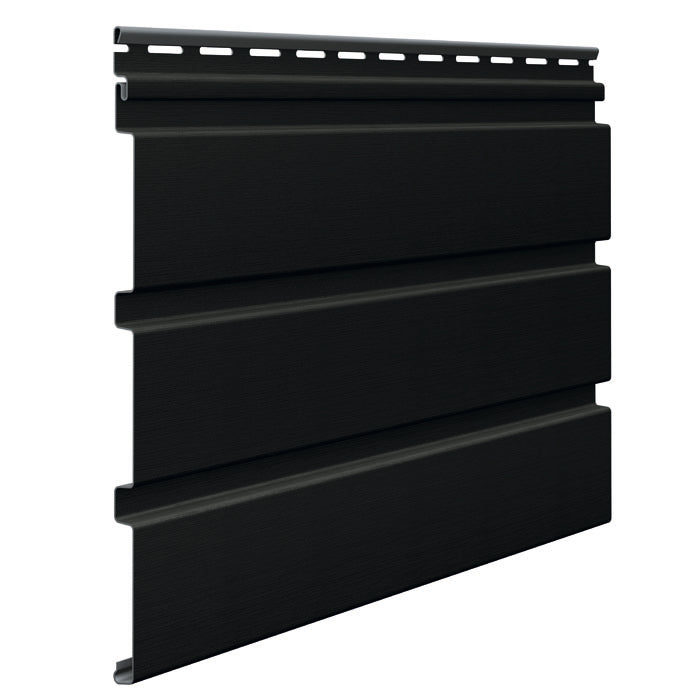 Soffit ceiling panels without perforation - Black