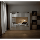 Bunk bed cum single bed - left sided