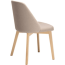 Chair KOMM taupe/beech