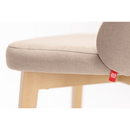 Chair KOMM taupe/beech