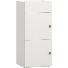 Pedestal For Extendable Study Desk -White Color