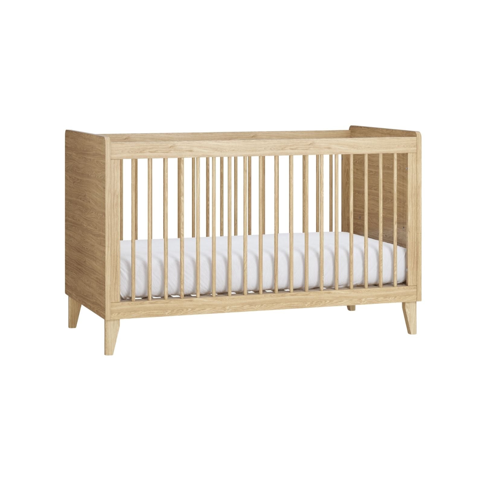 Convertible Cot Bed 70x140 Oak Color - Muve Baby VOX
