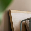 Double Bed With Flat Headboard Nature 160x200cm Oak Color