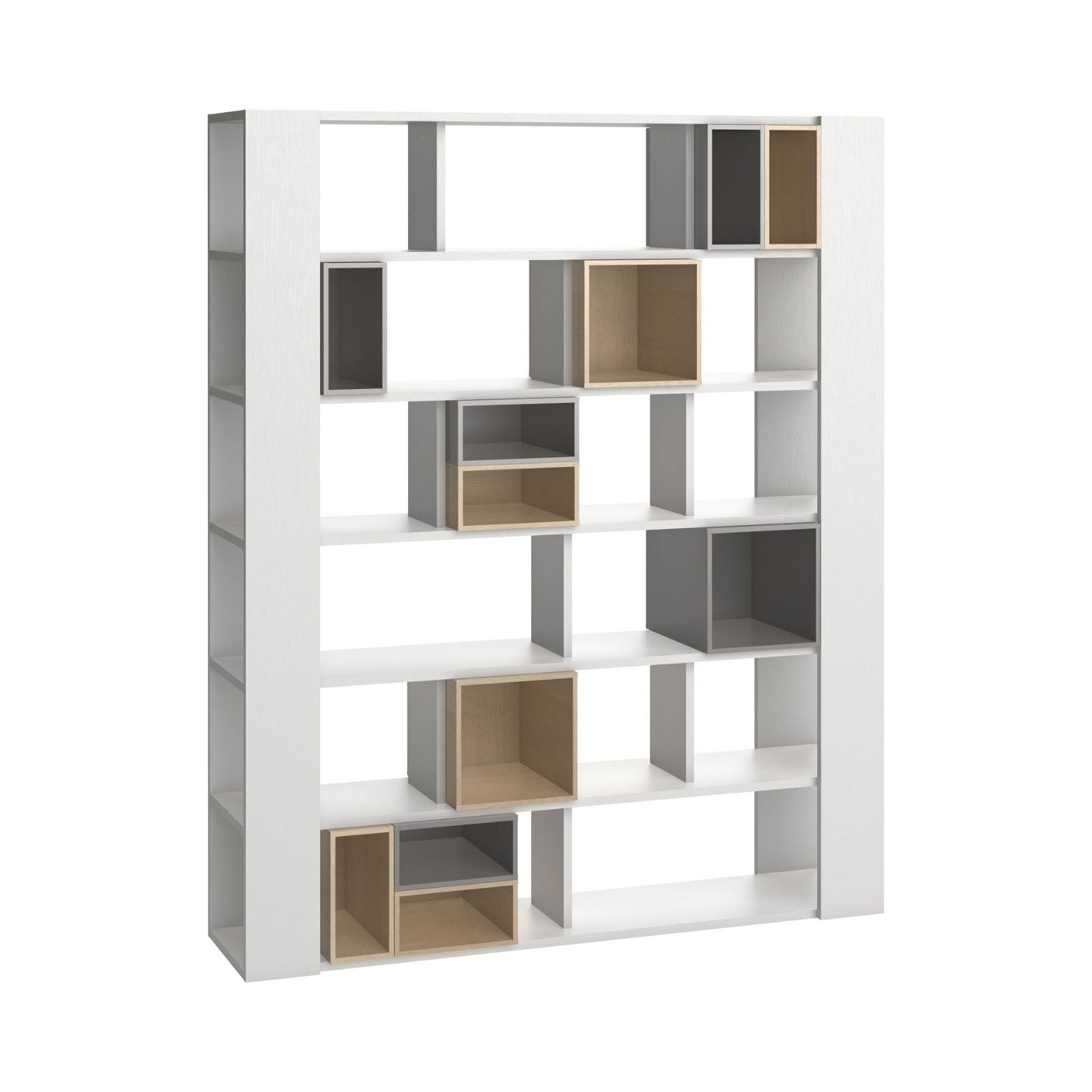 Two-Sided Bookcase - White Color