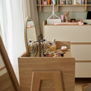 Dressing Table With Mirror Sand Beige & Oak Color- Muve Young VOX