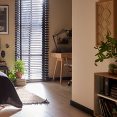 ESPUMO Skirting Board 206 - Black Color 240cm Length X 8cm height