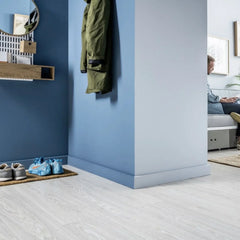 Espumo Skirting Board 201 - White Color 240cm Length X 8cm Height