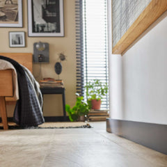 Espumo Skirting Board 406 - Black Color 240cm Length X 10cm Height