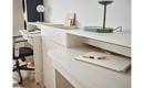 Expandable Study Desk 100 cm - Alabaster White Color