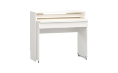 Expandable Study Desk 100 cm - Alabaster White Color