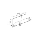 Universal Trim For Facade Panels 6 meters - FS 251 Chocolate Oak