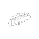 Perforated Trim For Facade Panels 6 meters - FS 261 Natural Oak