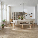 Foldable Round Dining Table 4 to 8 Seater - White Color