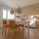 Foldable Round Dining Table 4 to 8 Seater - White Color