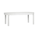Foldable Round Dining Table 4 to 8 Seater - White Color