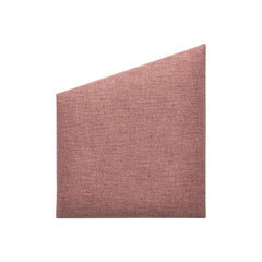 Geometric Shaped Upholstered Wall Panel 30x35 - Pink Melange Soform Wall Panels