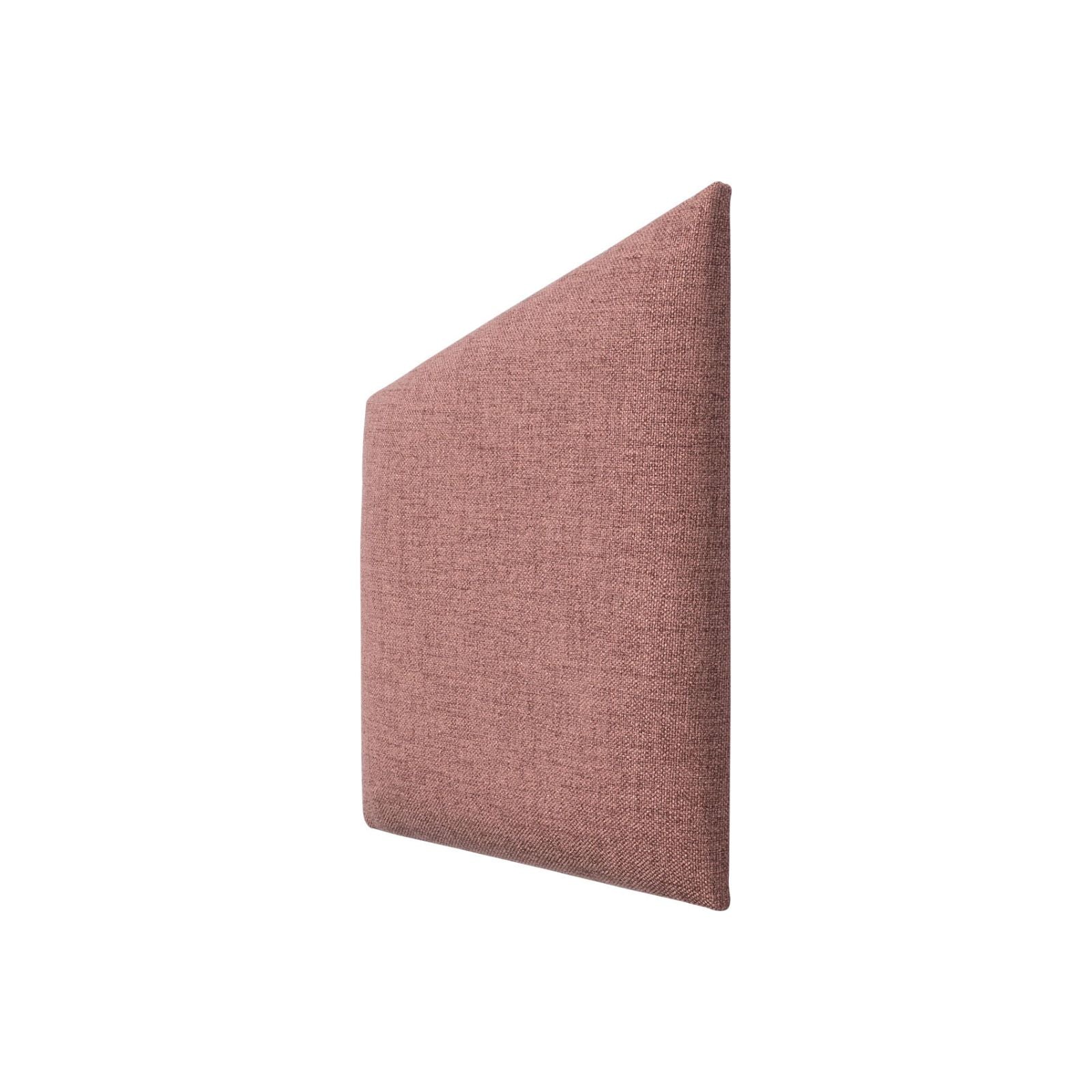Geometric Shaped Upholstered Wall Panel 30x35 - Pink Melange Soform Wall Panels