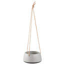 GORA hanging flowerpot cover- creamic grey