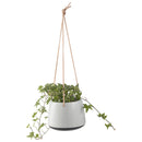GORA hanging flowerpot cover- creamic grey