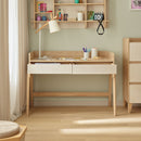 Height Adjustable Study Desk 120 Oak & Sand Beige - Muve Young VOX